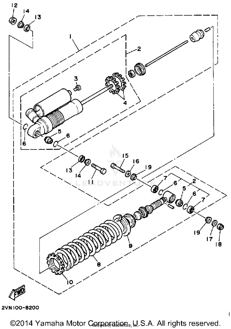 Rear Shocks Schematic