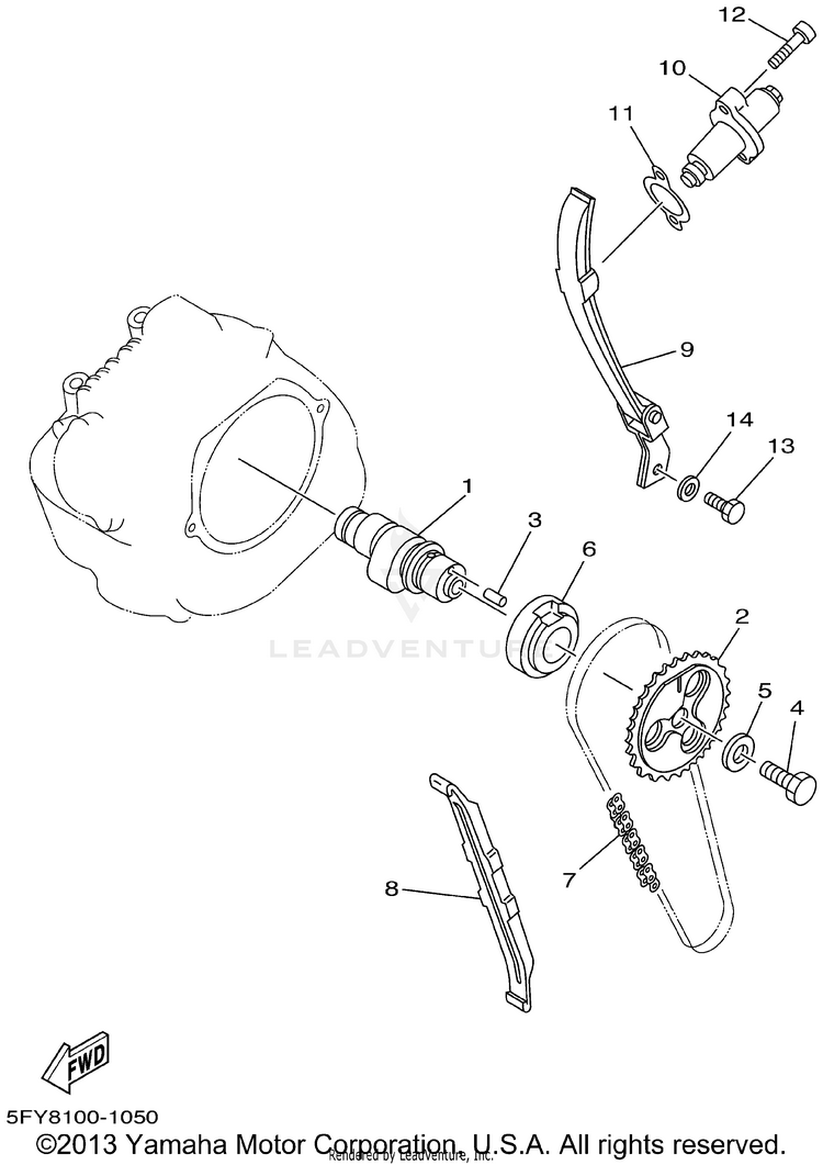 Camshaft Chain Schematic