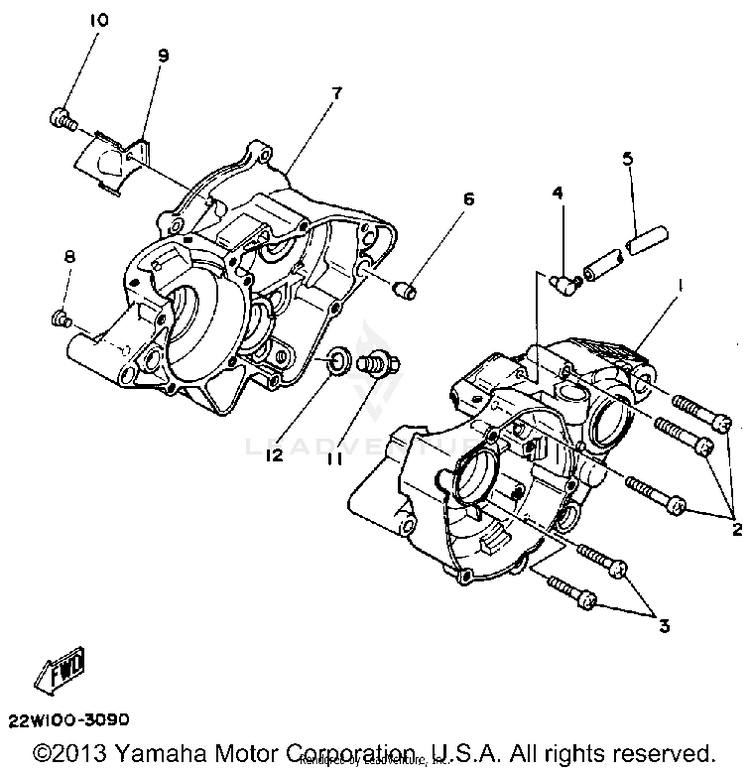 Crankcase Schematic