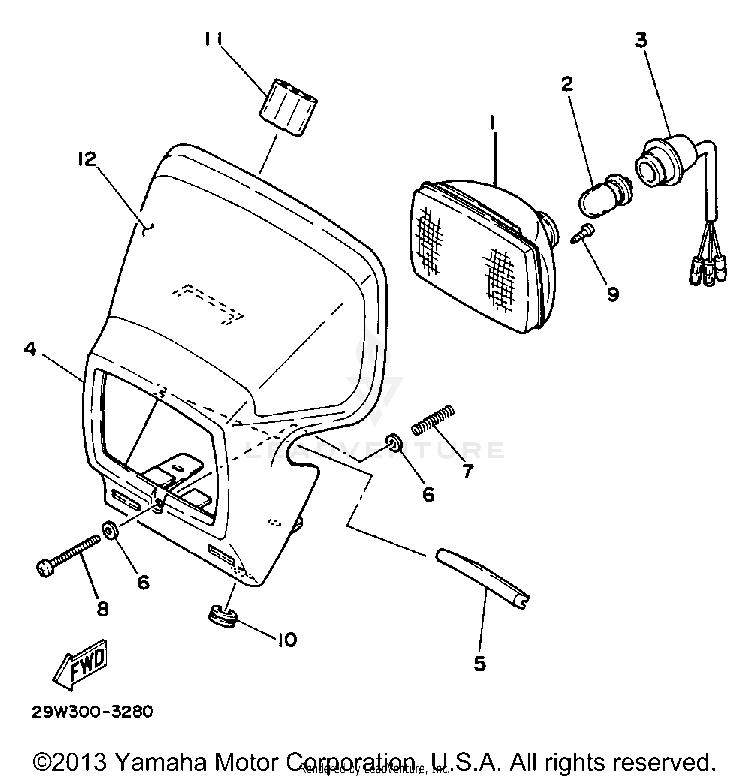 Headlight Schematic