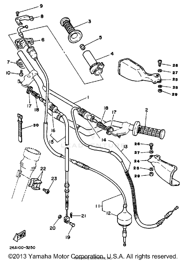 Handlebar-Cable Schematic