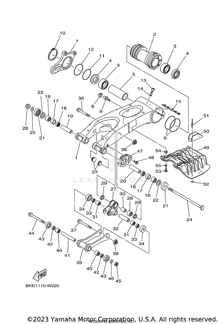 Rear Arm Schematic