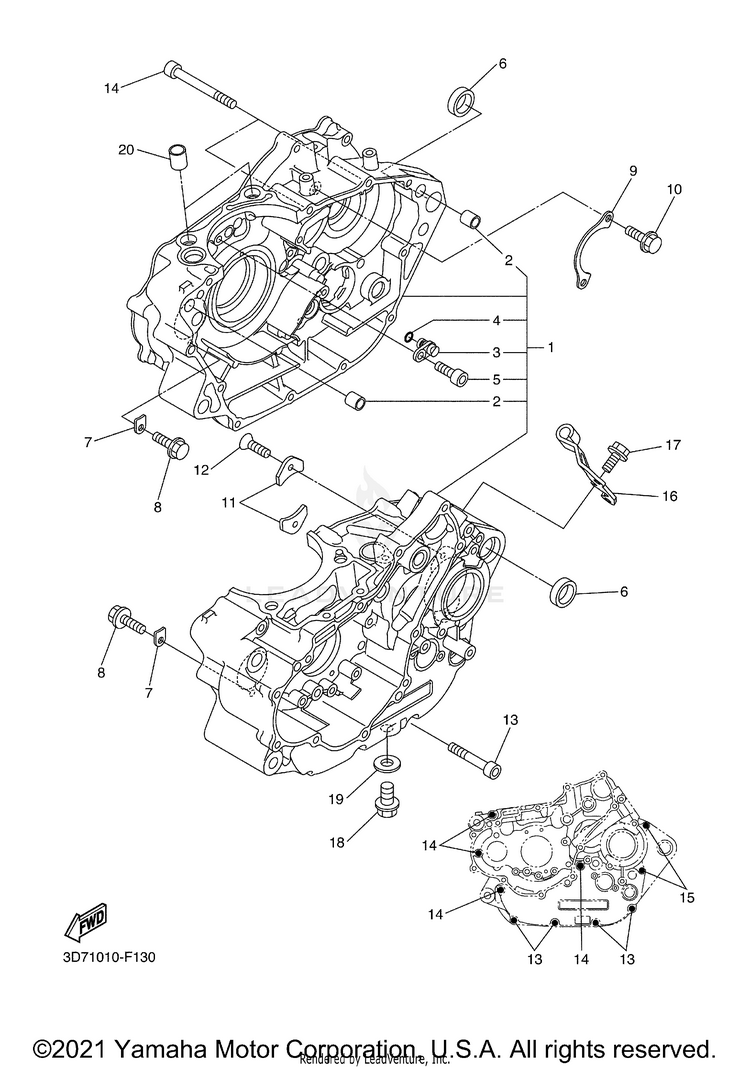 Crankcase Schematic