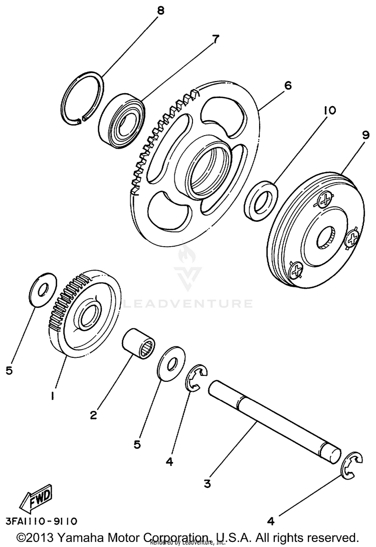 Starter Clutch Schematic