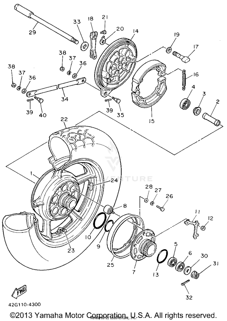 Rear Wheel Schematic