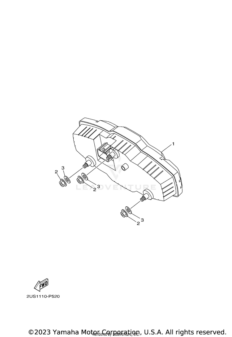 Meter VIKING EPS RANCH - YXM70VPRLC - 2020 Schematic
