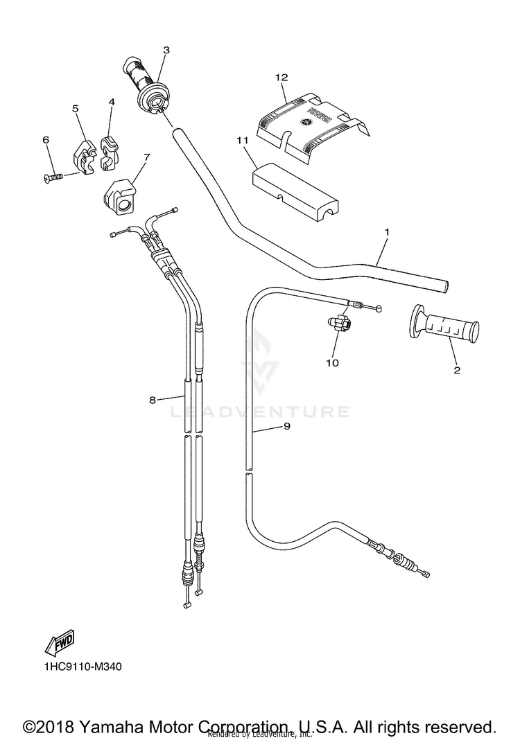 Steering Handle Cable Schematic