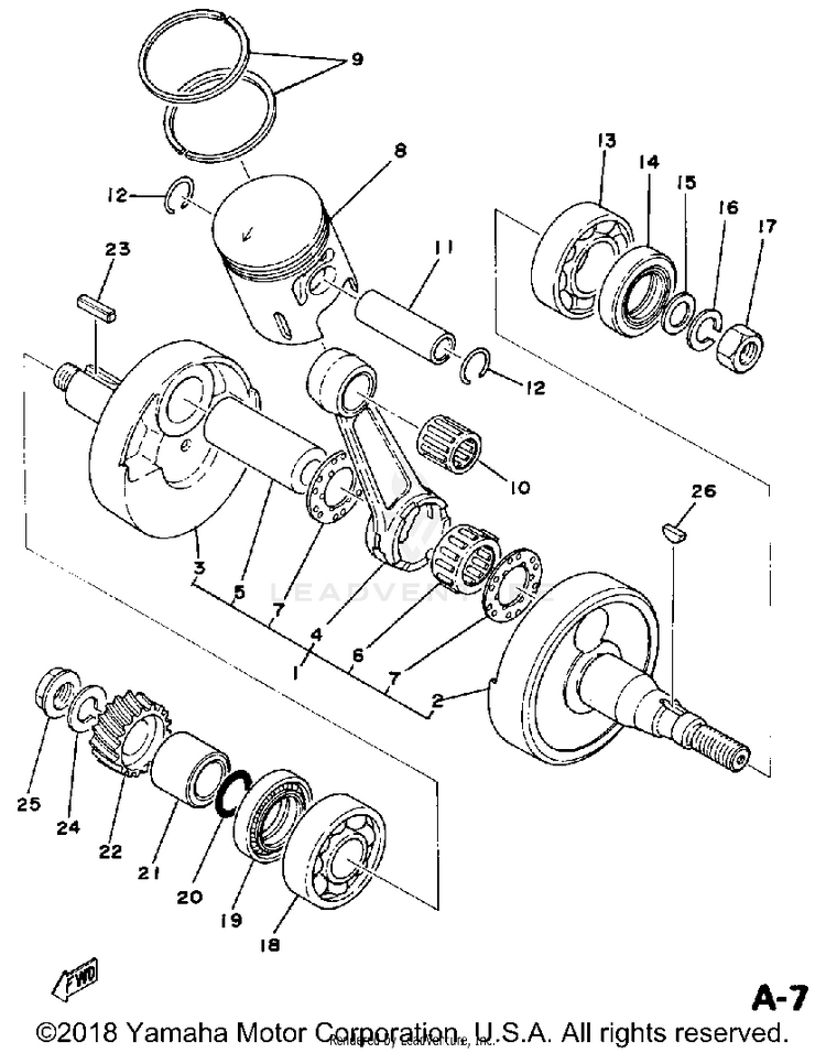 Crank Piston Schematic