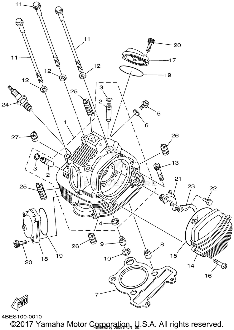 Cylinder Head Schematic