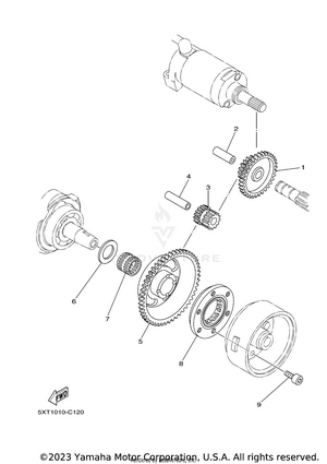 Starter Clutch Schematic
