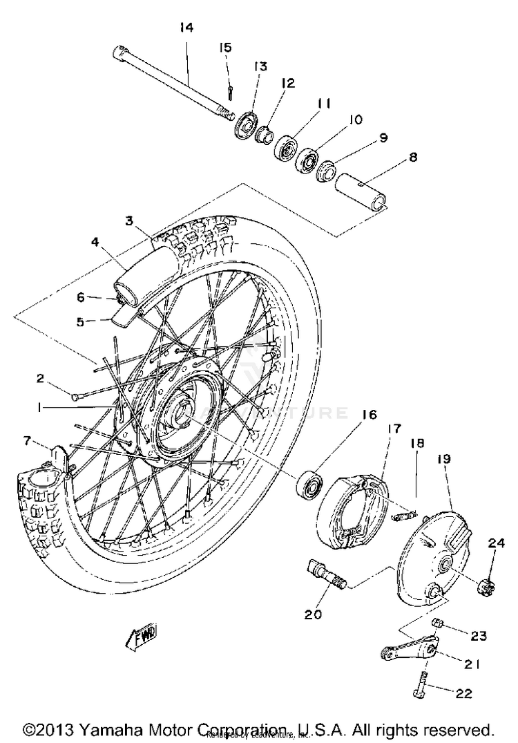 Front Wheel Schematic