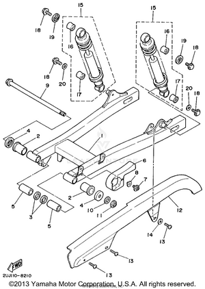 Rear Arm Suspension Schematic