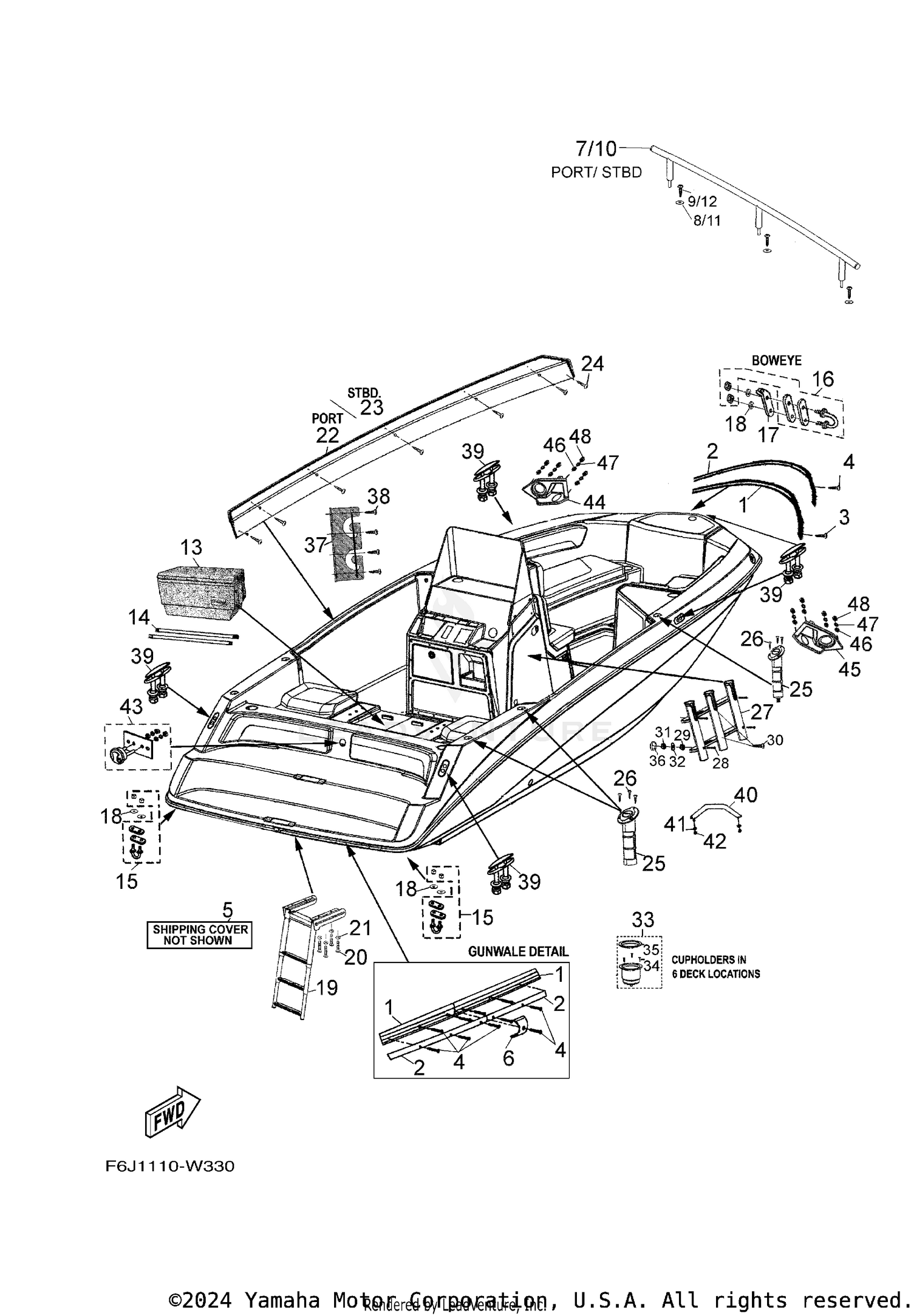 HULL DECK FITTINGS