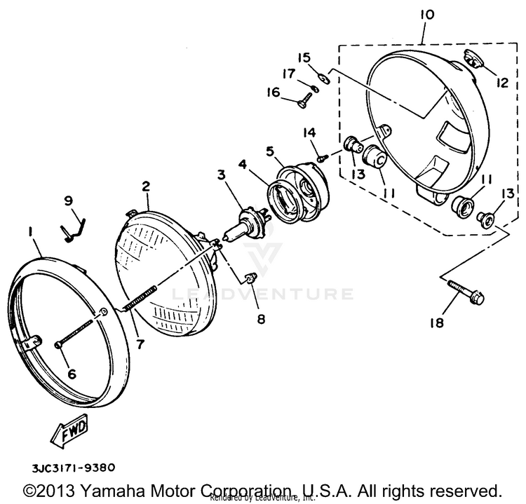 Headlight Schematic