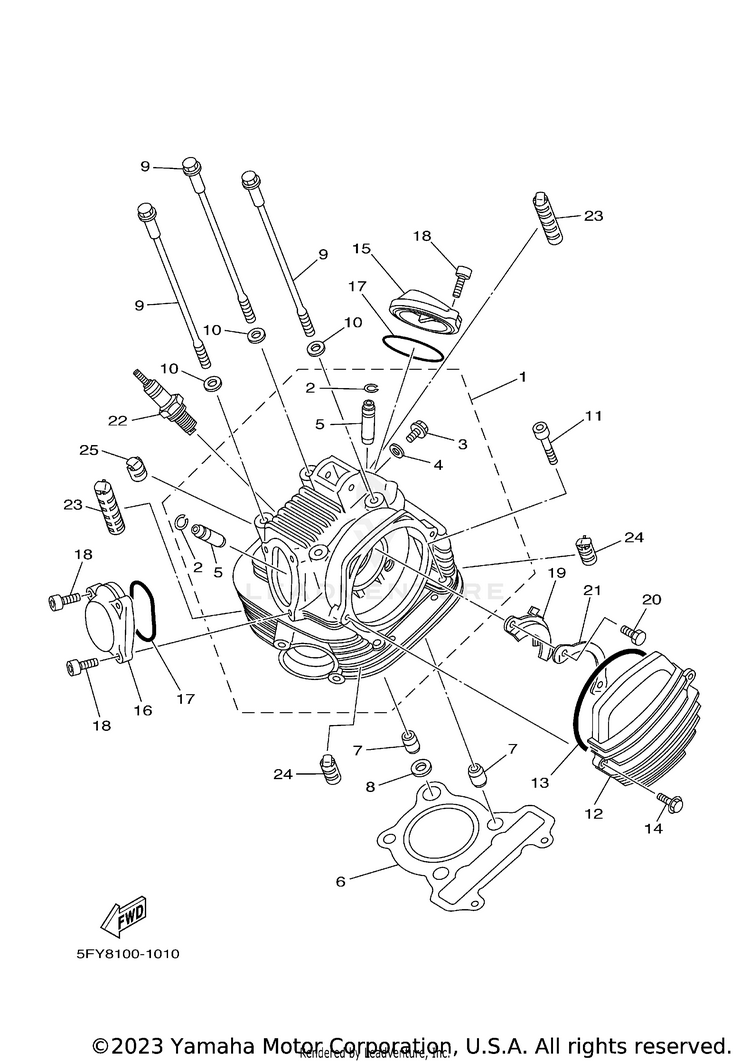 Cylinder Head Schematic