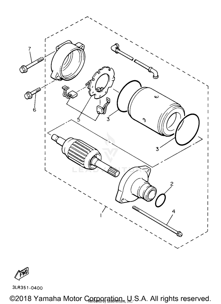 Starting Motor Schematic