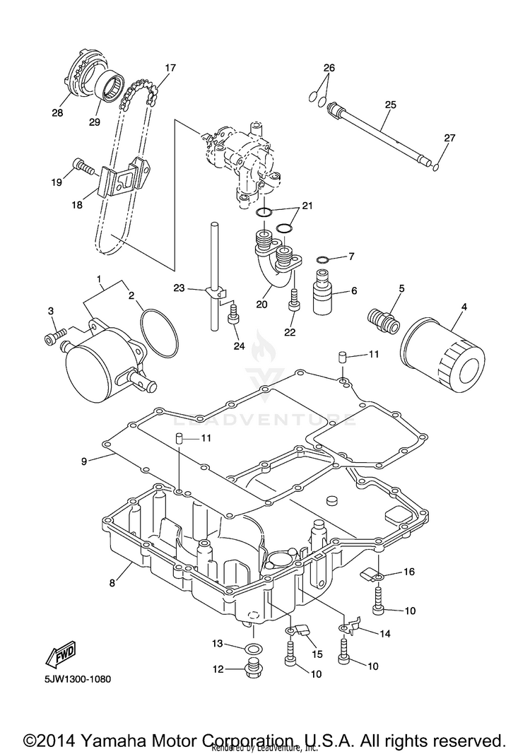 Oil Cooler Schematic