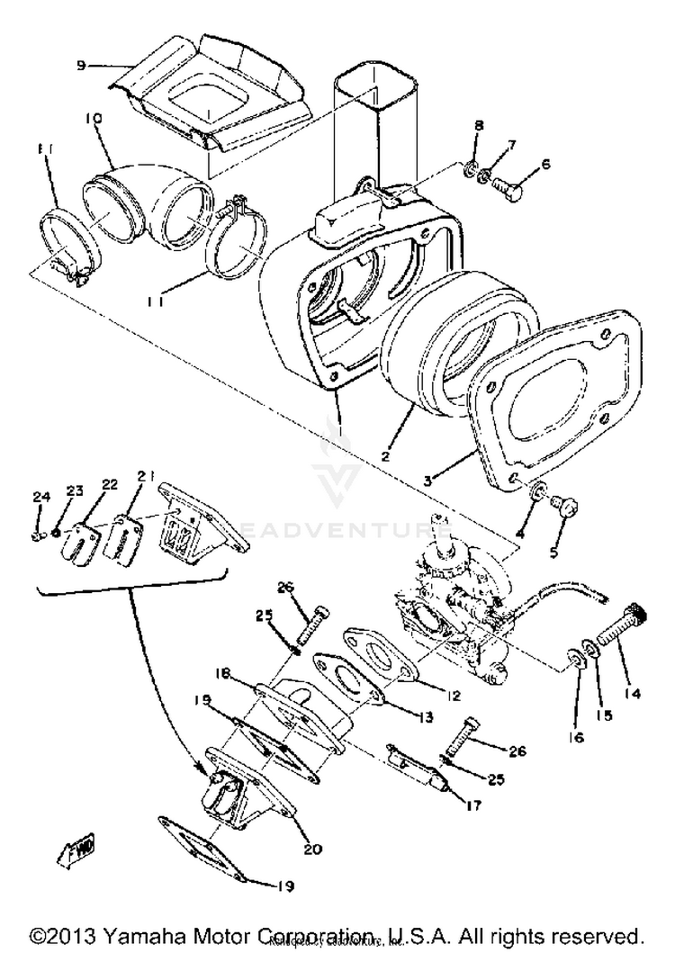 Intake Yz80c Schematic