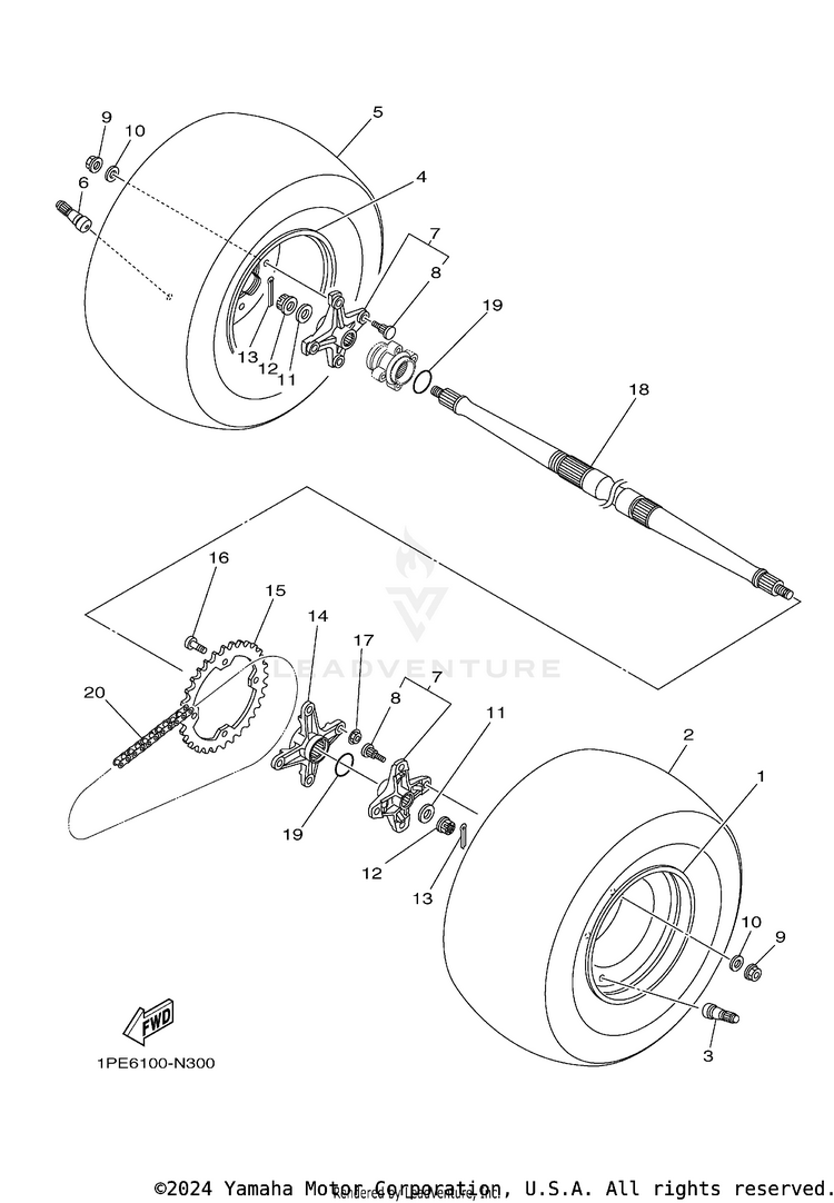 Rear Wheel Schematic