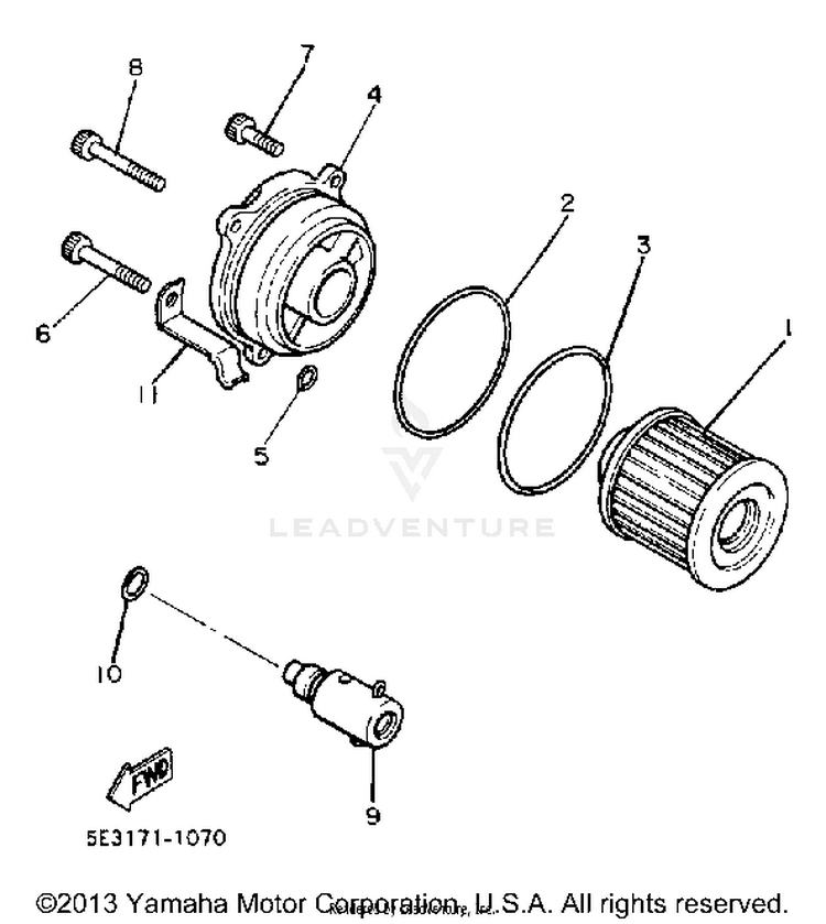 Oil Filter Schematic