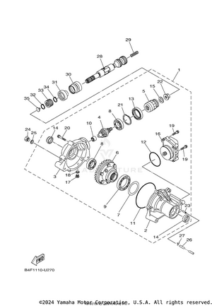 Front Differential Schematic