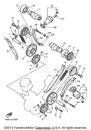 Camshaft Chain Schematic