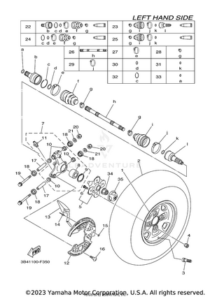 Rear Wheel Schematic