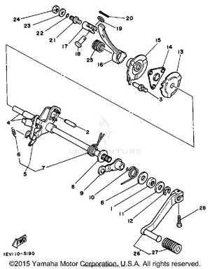 Shift Shaft Schematic