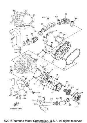 Crankcase Cover 1 Schematic