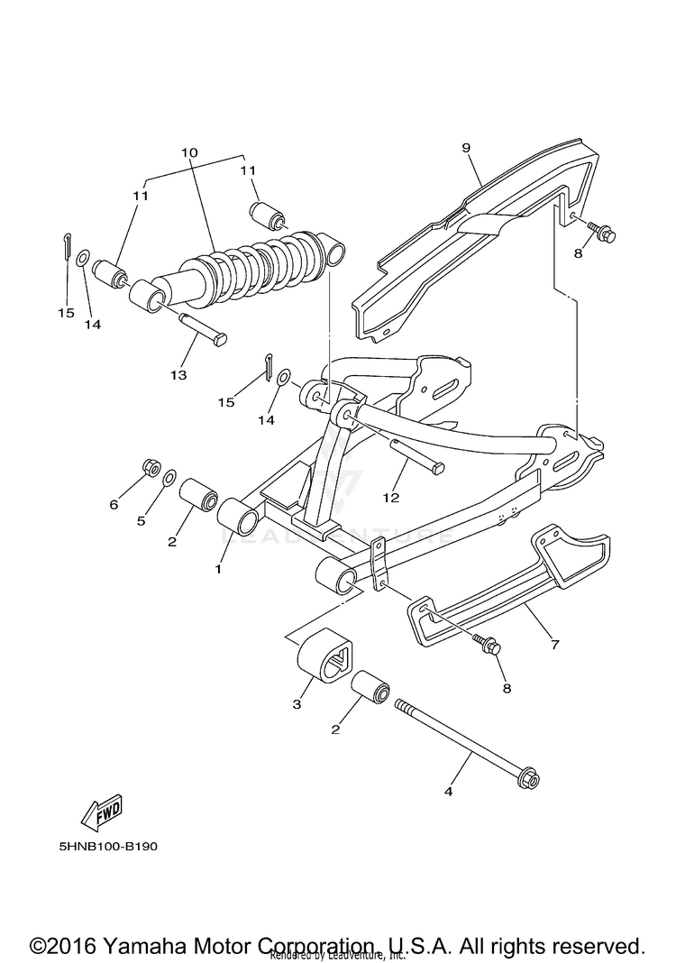 Rear Arm Suspension Schematic
