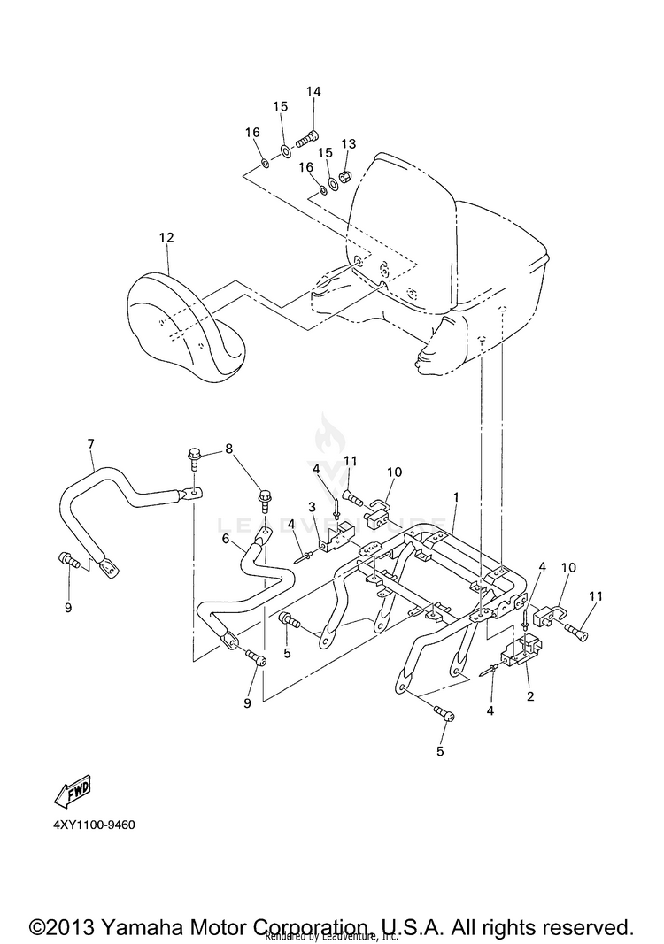 Travel Bag 2 VENTURE MM LIMITED EDITION (CA Ed.) - XVZ13TFSMC - 2000 Schematic
