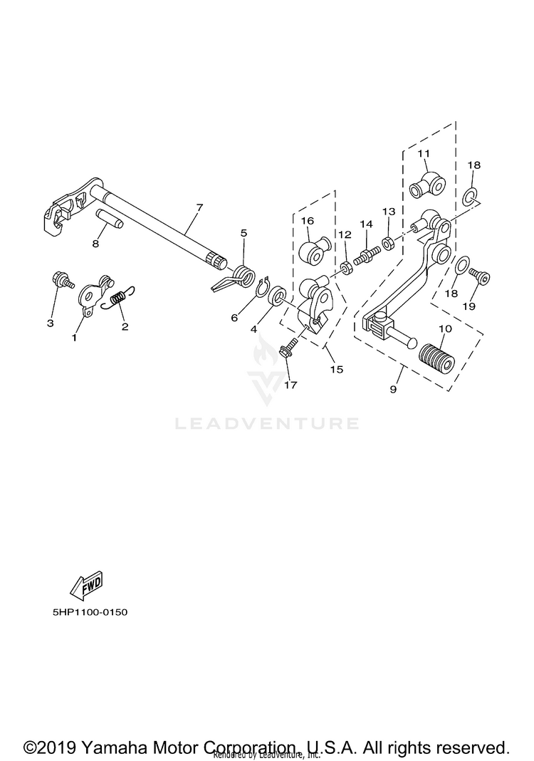 Shift Shaft Schematic