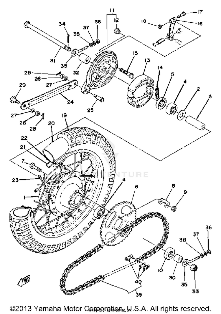 Rear Wheel Schematic