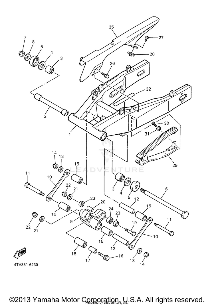 Rear Arm Schematic