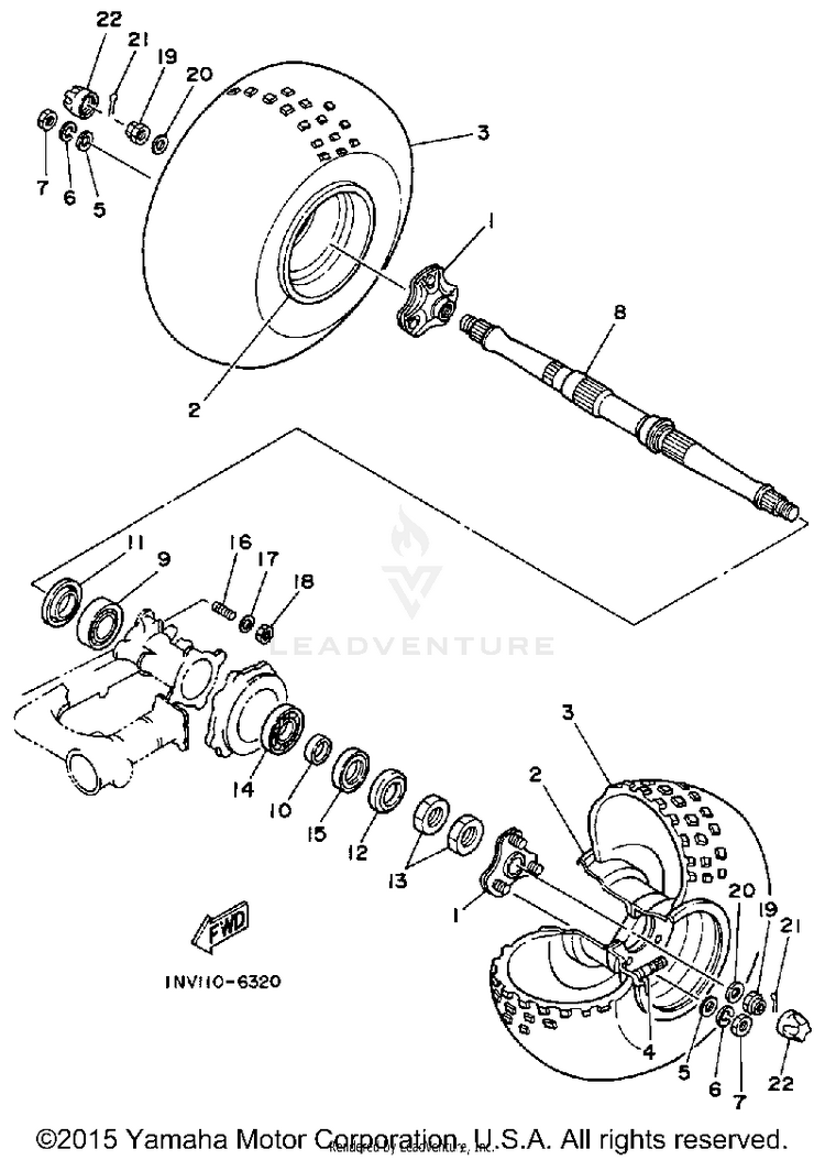 Rear Wheel Schematic