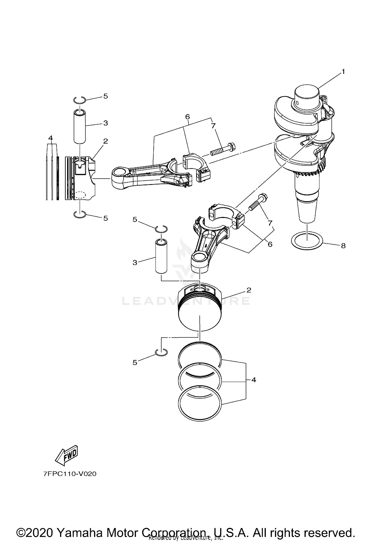 CRANKSHAFT PISTON