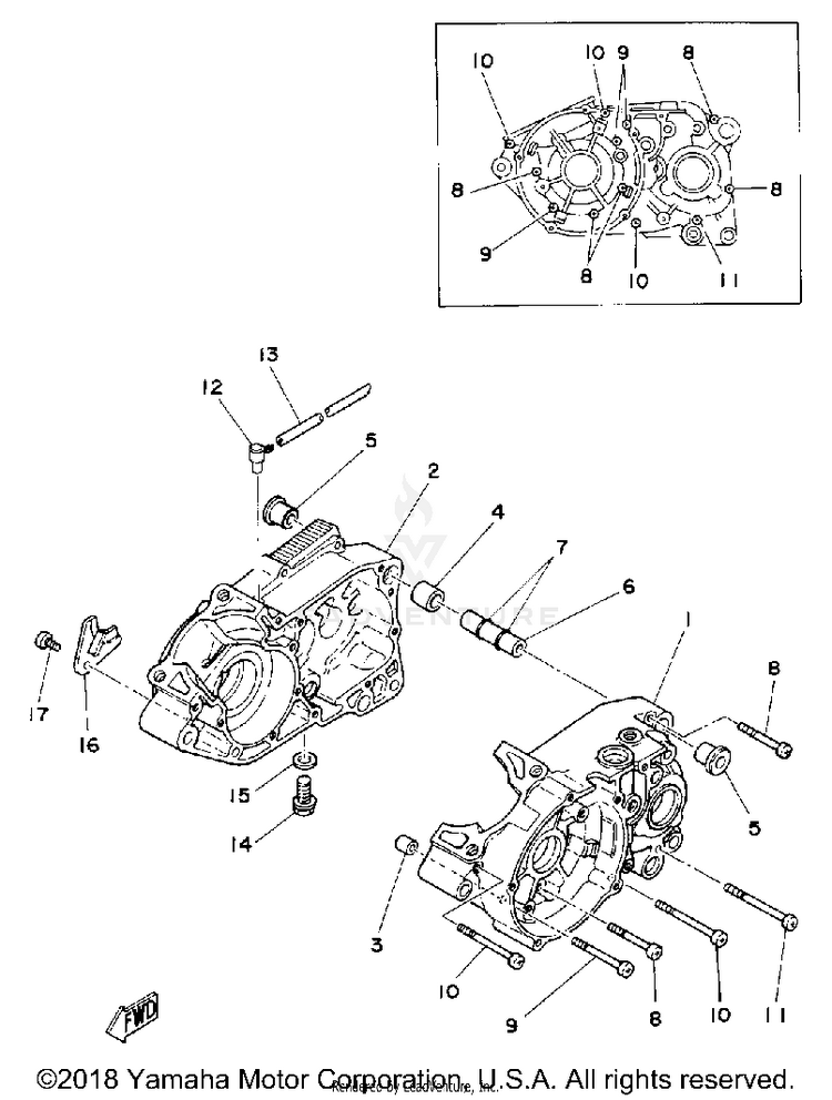 Crankcase Schematic