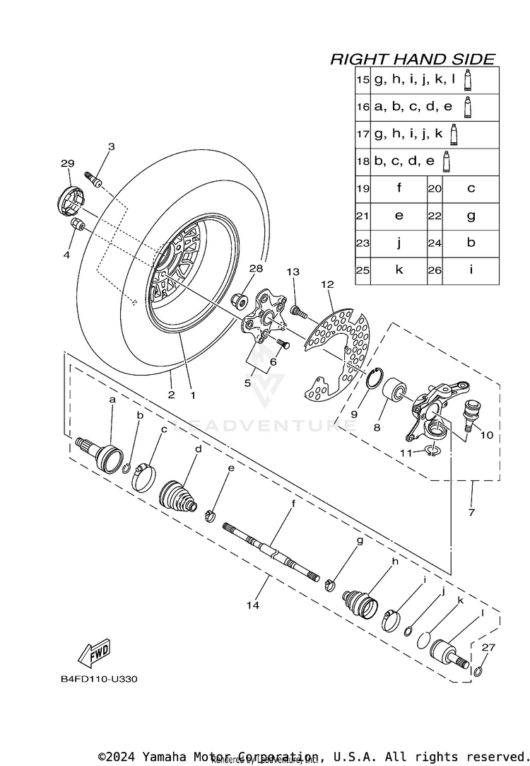 Front Wheel 2 Schematic