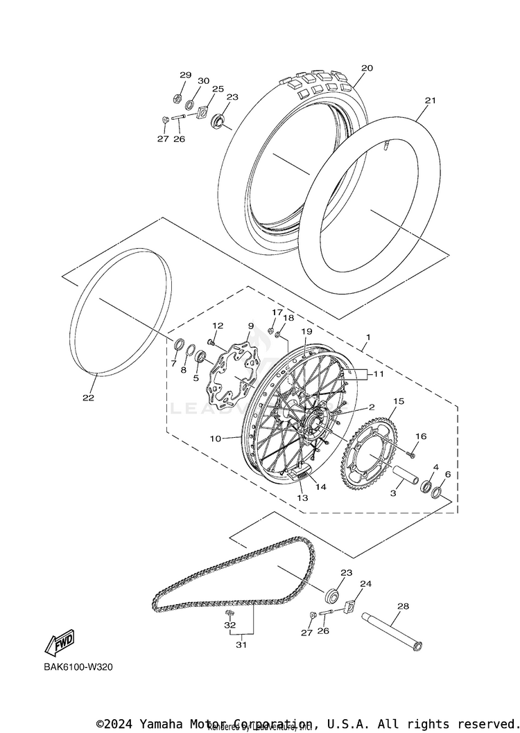 Rear Wheel Schematic