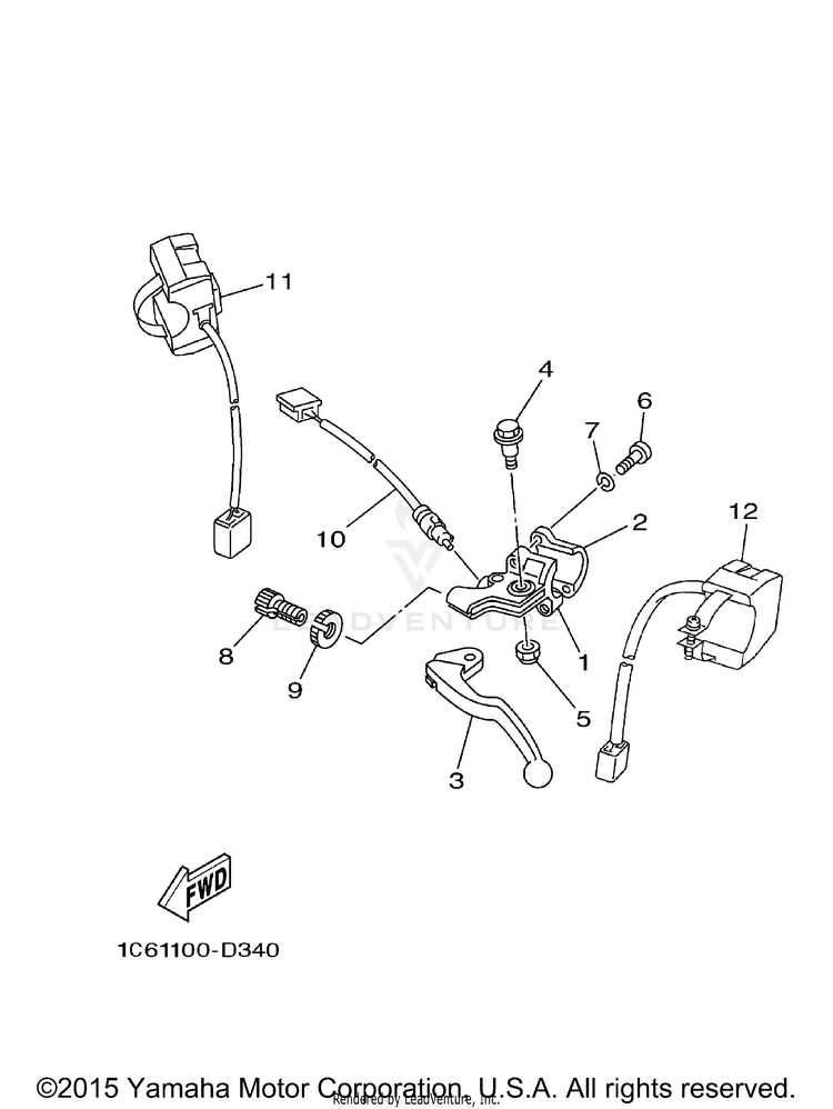 Handle Switch Lever Schematic
