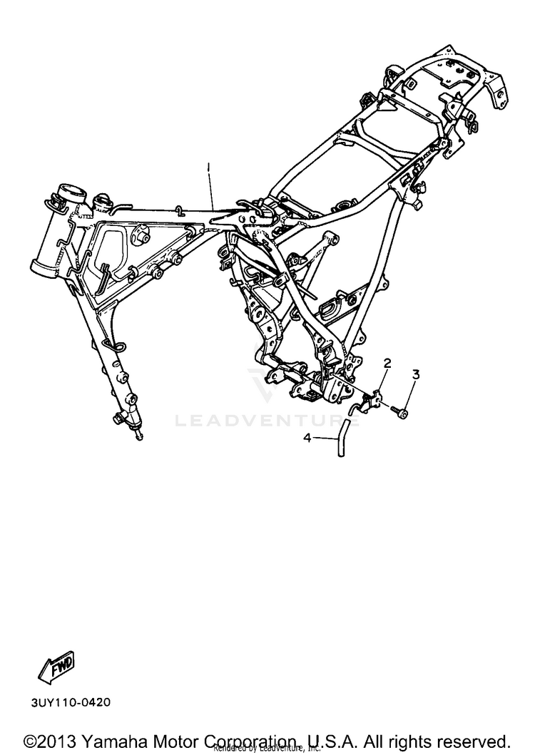 Frame California Model Only Schematic