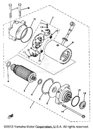 Starting Motor Schematic
