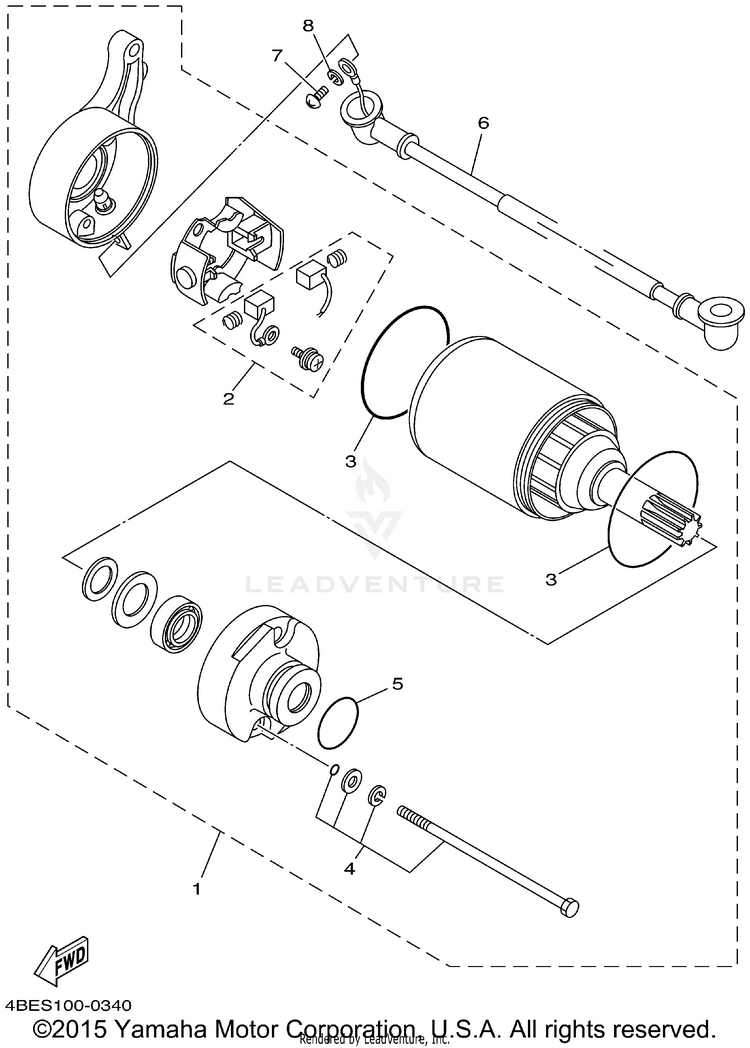Starting Motor Schematic