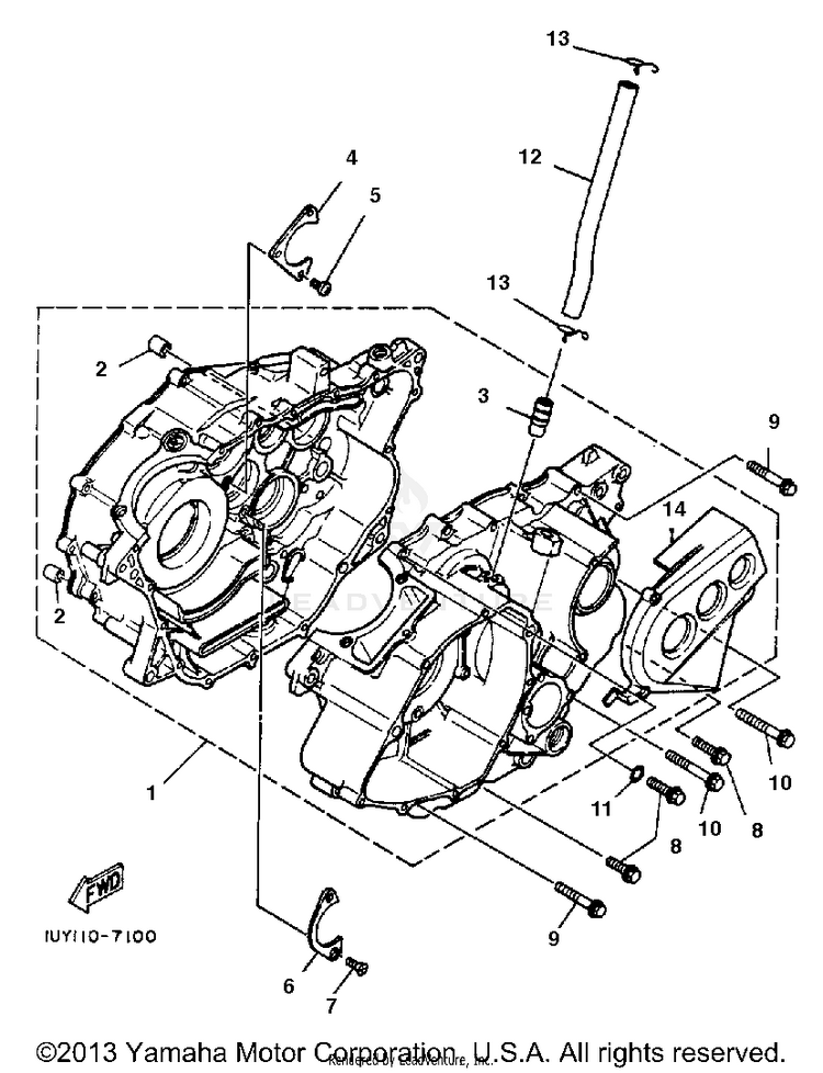 Crankcase Schematic
