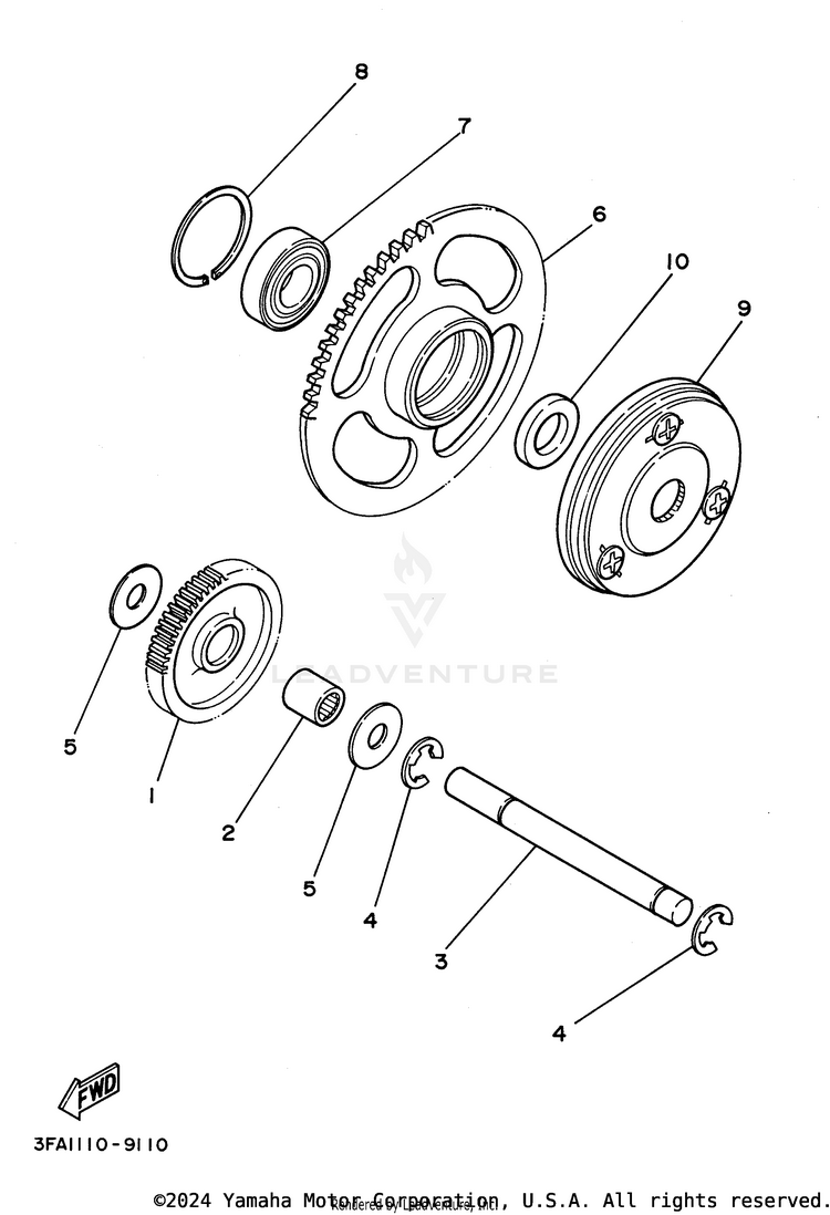 Starter Clutch Schematic