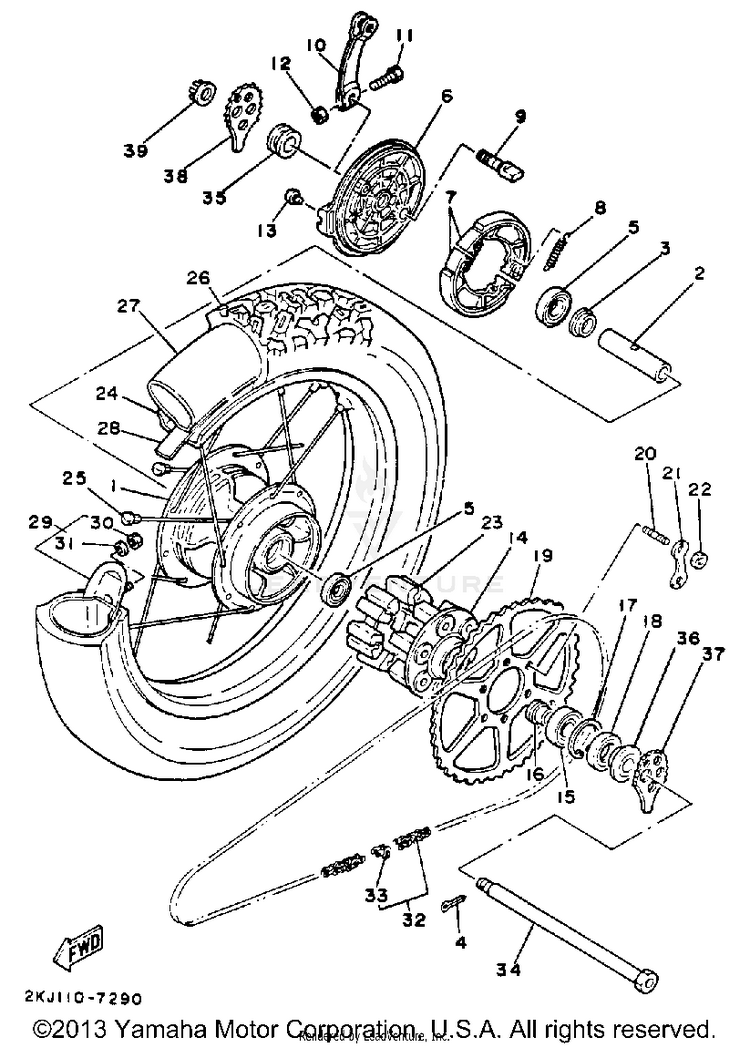Rear Wheel Schematic