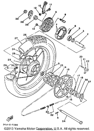 Rear Wheel Schematic