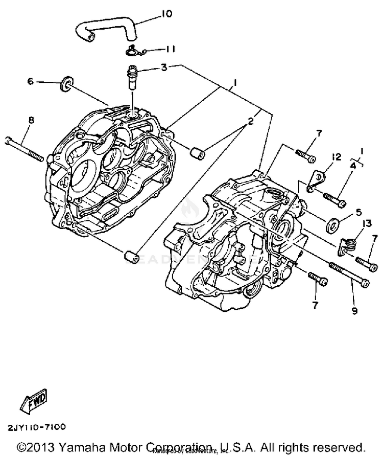 Crankcase Schematic