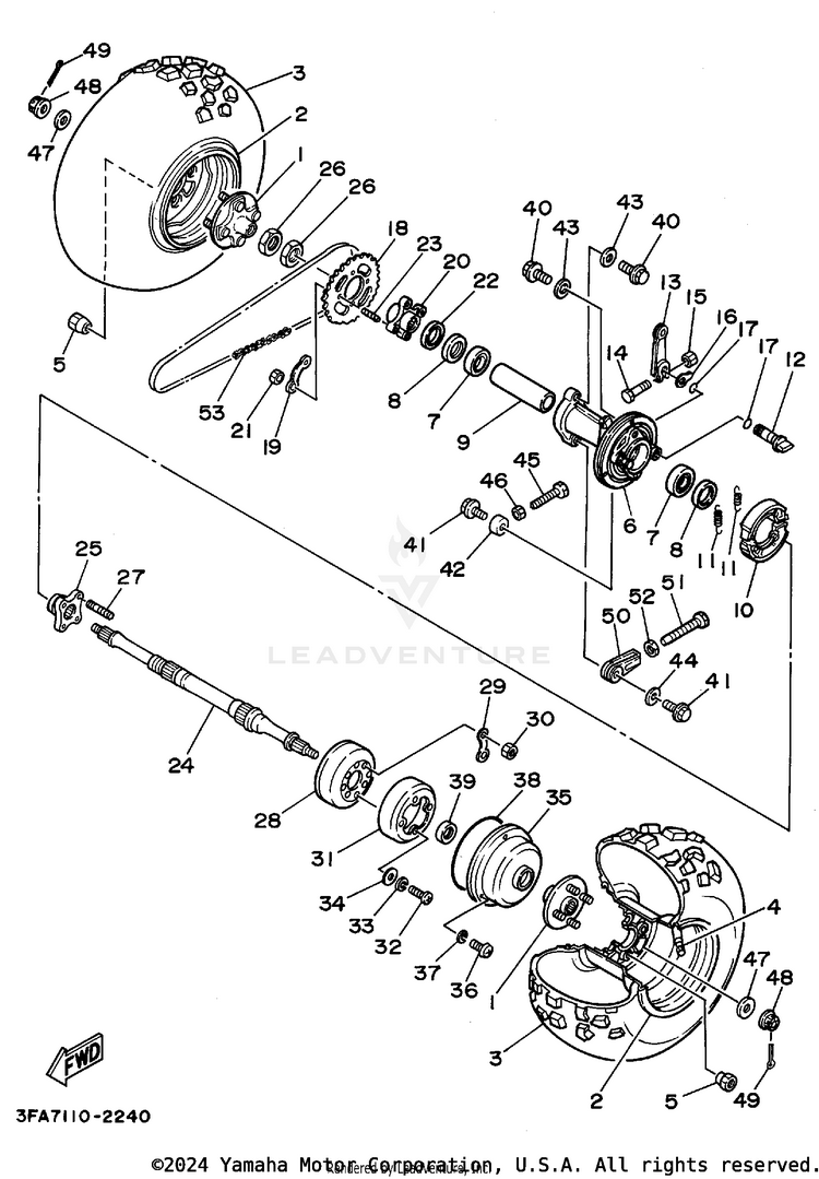 Rear Wheel Schematic