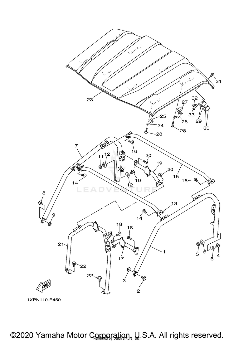 Guard 2 VIKING EPS HUNTER - YXM70VPHLH - 2020 Schematic